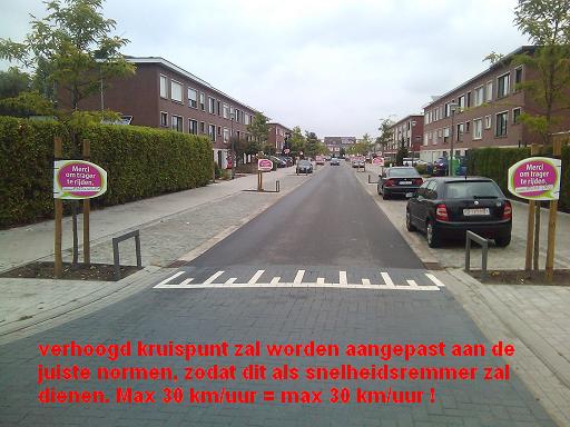 verkeersveiligheid in onze straat