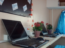in a buur caravan
