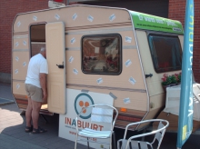 in a buur caravan
